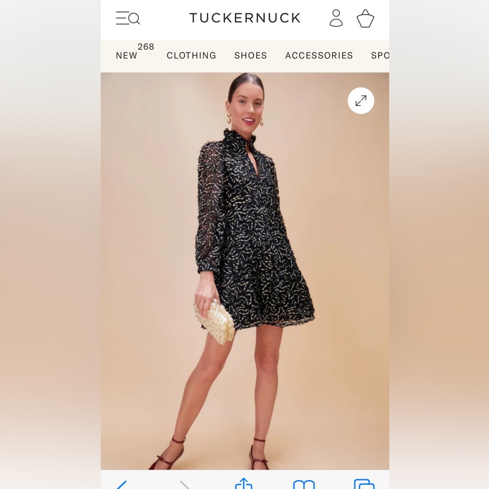 Tuckernuck Nightly Organza Palmerston party Dress